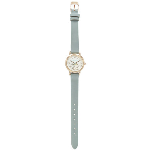 No Brand SNR008-2 Stylish Cinnamon Roll Design Water Resistant Quartz Movement Comfortable Silicone Strap