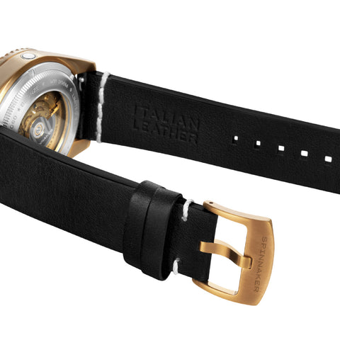 SPINNAKER SP-5060-0B Teasei Bronze 2-Year Warranty Green Automatic Watch Water-Resistant Stylish Design
