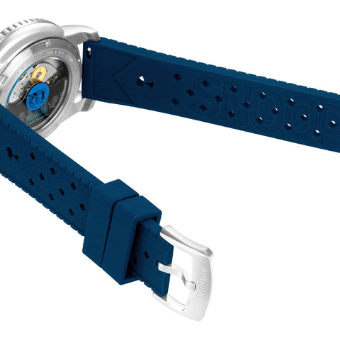 Other Overseas Manufacturers SP-5186-02 Fleuss Automatic Peanuts Snoopy Snorkeling Limited Edition 2-Year Warranty Navy
