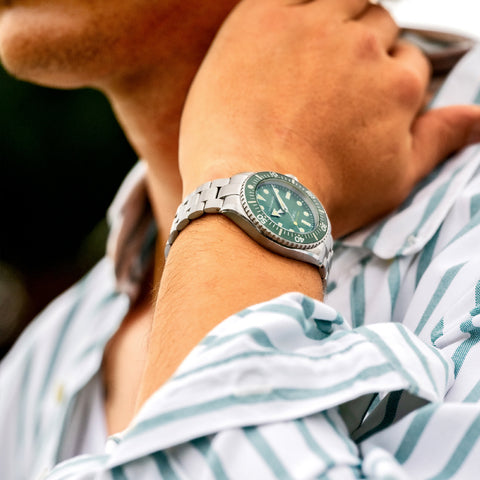 IPPO JAPAN WATCH SP509788N Watch - Spence 300 Green 2-Year Warranty Water Resistant Stylish Design Durable Construction (Imag