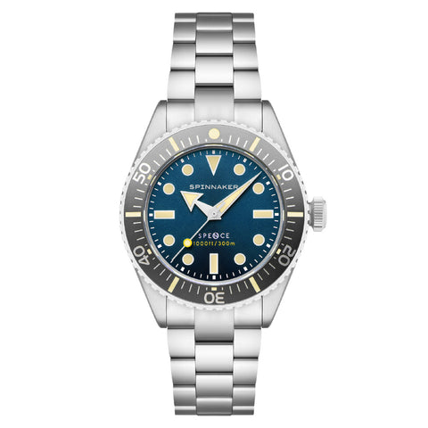 IPPO JAPAN WATCH SP5097BBN Watch - Spence 300 Navy Watch 2-Year Warranty Water Resistant Stylish Design