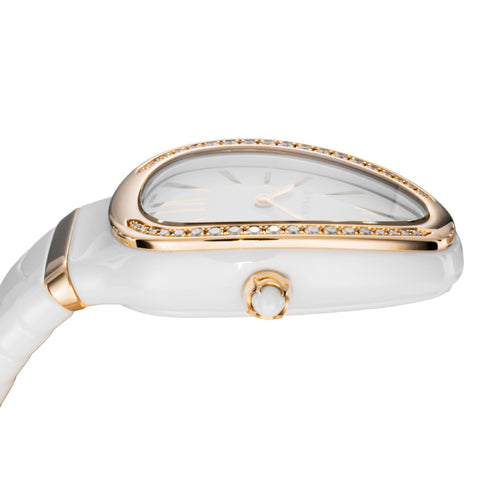 BVLGARI SPC35WGDWCGD1.1T Watch - Serpenti 2-Year Warranty White - Luxury Timepiece with Elegant Design [Parallel Import] (Ima