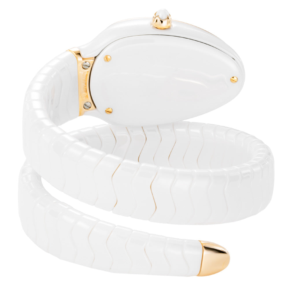 BVLGARI SPC35WGDWCGD1.1T Watch - Serpenti 2-Year Warranty White - Luxury Timepiece with Elegant Design [Parallel Import] (Ima