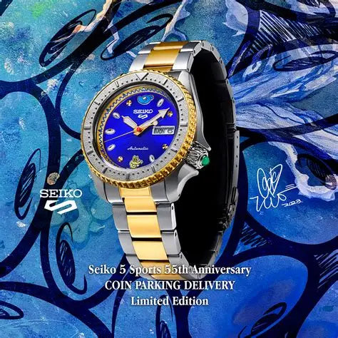 SEIKO 5 Sports SRPK02K1 Automatic Coin Parking Delivery Limited Edition  国际版