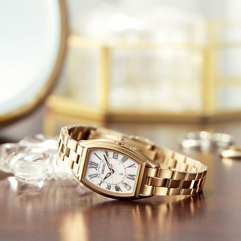 SEIKO Lukia SSQW046 Solar wave correction titanium watch – IPPO