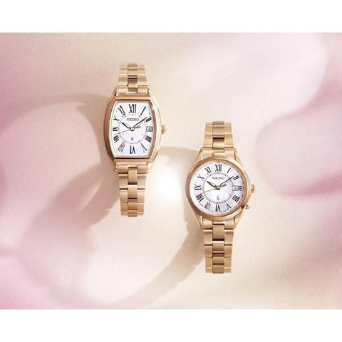 SEIKO Lukia SSQW046 Solar wave correction titanium watch