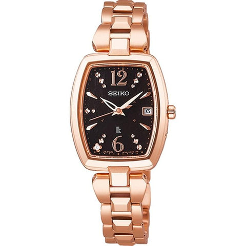 SEIKO Lukia SSVW128 Solar wave correction Stainless steel  waterproof watch