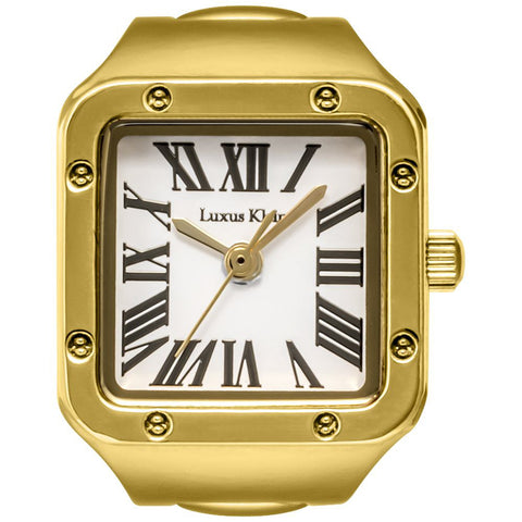 Other Overseas Manufacturers ST024YGGD Elegant Ring Watch Stylish Gold Finish 1-Year Warranty Precision Japanese