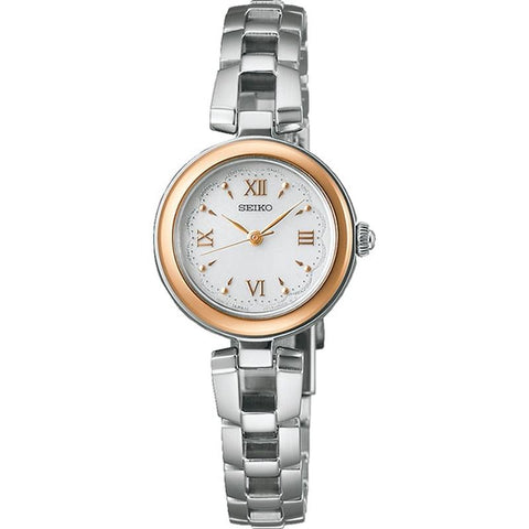 Seiko  analog solar Roman numerals metal women watch SWFA210 2025.5 release