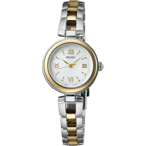 Seiko  SWFA212   analog solar Roman numerals metal women watch2025.5release