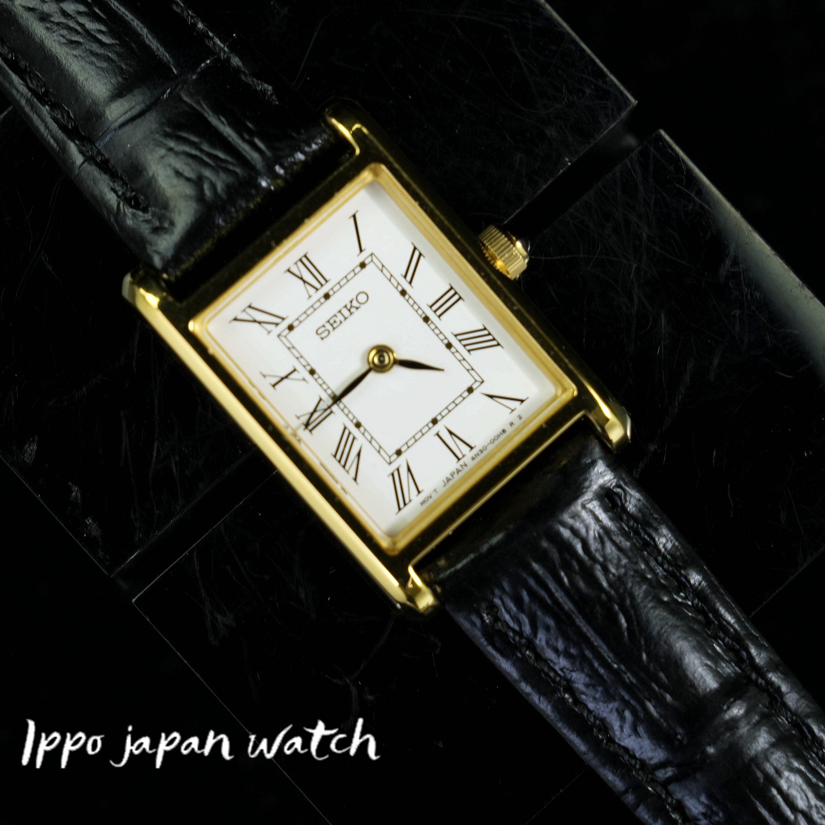 IPPO JAPAN WATCH SWR054 Watch - SEIKO Damenuhr Mit Lederband Schwarz 国際版 (Image 2)