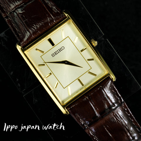 IPPO JAPAN WATCH SWR064 WATCH - Seiko Essentials Quartz Light Champagne Dial Men's Watch 国際版 (Image 4)