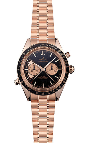 OMEGA 522.50.45.52.03.001 SPEEDMASTER CHRONO CHIME 45 mm, Sedna™ gold on Sedna™ gold