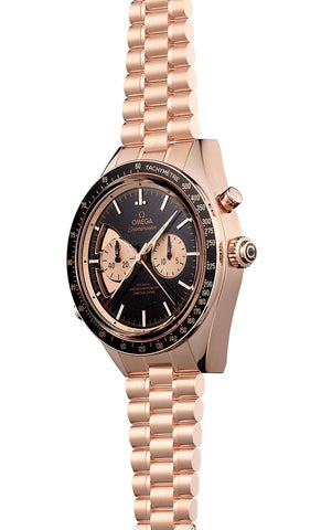 OMEGA 522.50.45.52.03.001 SPEEDMASTER CHRONO CHIME 45 mm, Sedna™ gold on Sedna™ gold