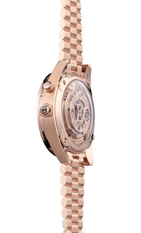 OMEGA 522.50.45.52.03.001 SPEEDMASTER CHRONO CHIME 45 mm, Sedna™ gold on Sedna™ gold