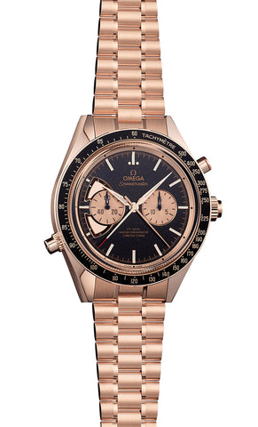 OMEGA 522.50.45.52.03.001 SPEEDMASTER CHRONO CHIME 45 mm, Sedna™ gold on Sedna™ gold