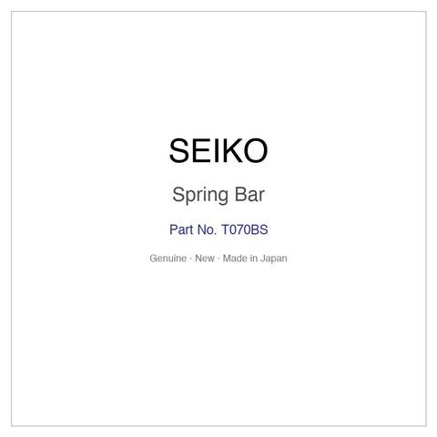 SEIKO T070BS Spring Bar for SUR752P9 SUR754P9 SUR756P9 SUR758P9 SUR759P9 and More Models