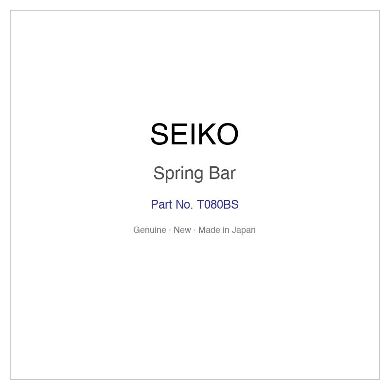SEIKO T080BS Spring Bar for SDA312P1 SDA312P9 SDA314P1 SDA314P9 SDA336J1 and More Models