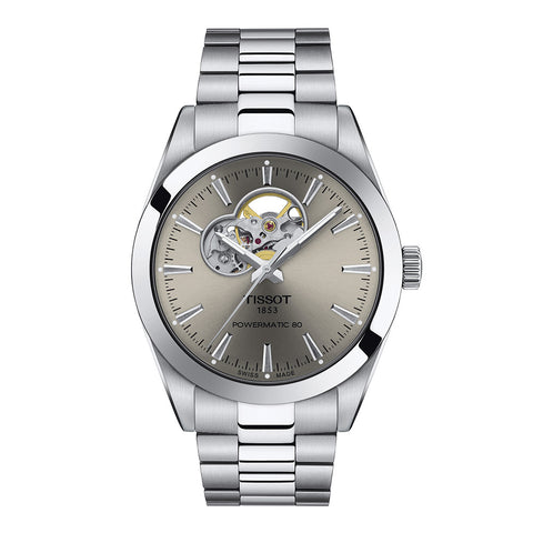TISSOT T127.407.11.081.00 Watch - Elegant Open Heart Design Swiss Automatic Movement Stainless Steel Case Water Resistant