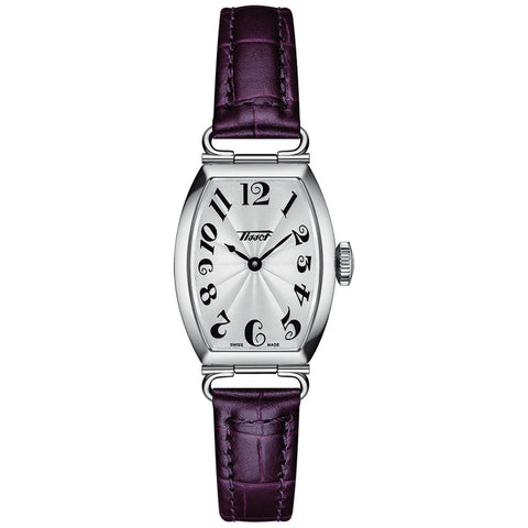 TISSOT T1281091603200 Watch - Elegant Quartz Small Lady Watch with Leather Strap and Water Resistance