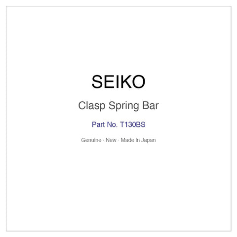 SEIKO T130BS Clasp Spring Bar for SILDU001 STGF087 STGF089 STGF089J STGF091 and More Models