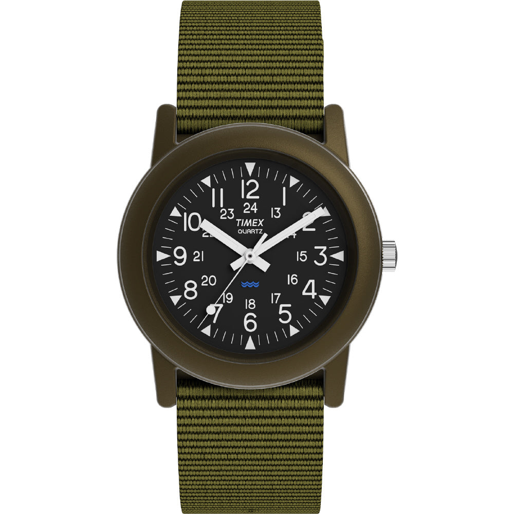 TIMEX T41711 Watch - Durable Camping Watch Water Resistant Analog Display Comfortable Fit
