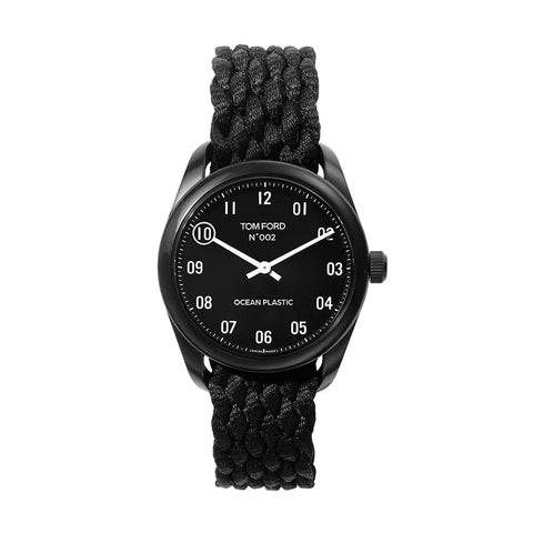 TF0120209878 TOMFORD No.002 Ocean Plastic 2-Hand Eco-Friendly Design Water Resistant Stylish Timepiece