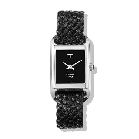 TF0120256687 TOM FORD No.004 Quartz Two-Hand Leather Bracelet Elegant Design Water Resistant Stylish Timepiece