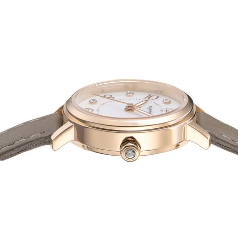 THN24PTP Twinkle Heart White Pearl Elegant Design 1-Year Warranty Water-Resistant Stylish Timepiece