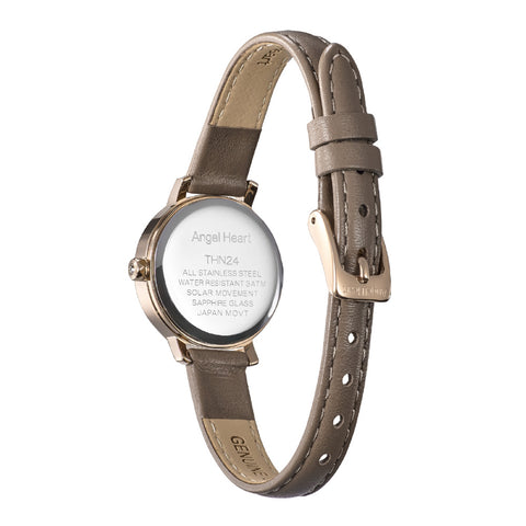 THN24PTP Twinkle Heart White Pearl Elegant Design 1-Year Warranty Water-Resistant Stylish Timepiece