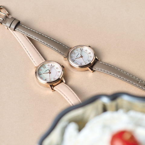 THN24PTP Twinkle Heart White Pearl Elegant Design 1-Year Warranty Water-Resistant Stylish Timepiece