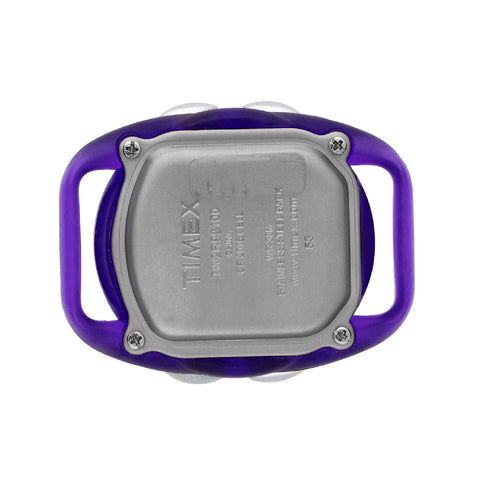 TIMEX TW2R99100 Stylish Purple Design Water Resistant 1-Year Warranty Durable Build