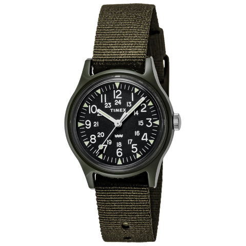 TIMEX TW2T33700 Watch - Original Camper Japan Limited Edition 1-Year Warranty Olive Green Durable Design Classic Style