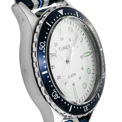 TIMEX TW2U11000 Navy XL 1-Year Warranty White Color Durable Design Water-Resistant Stylish Casual Wear