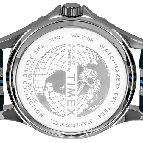 TIMEX TW2U11000 Navy XL 1-Year Warranty White Color Durable Design Water-Resistant Stylish Casual Wear