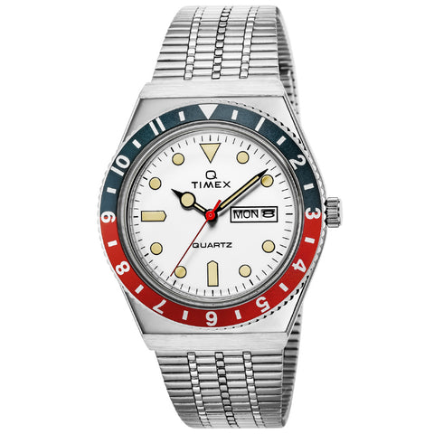 TIMEX TW2U61200 Navy Red Colorway Water Resistant Durable Strap 1-Year Warranty Authentic