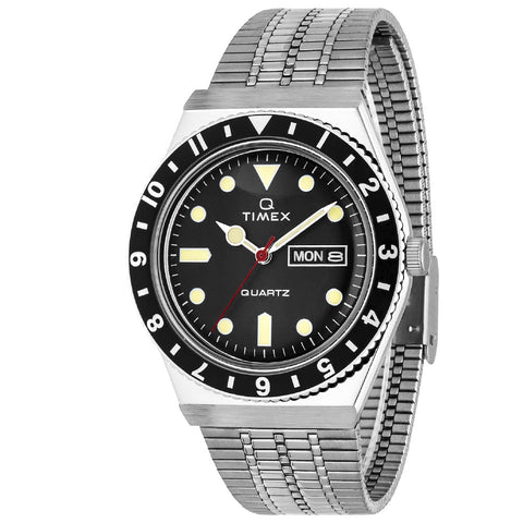 TIMEX TW2U61800 Watch - Classic Design Water Resistant Black Leather Strap 1-Year Warranty Authentic