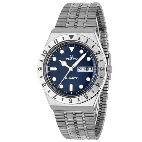 TIMEX TW2U95500 Classic Navy Watch 36mm Water Resistant Durable Design 1-Year Warranty