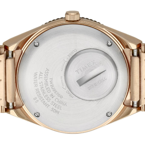 TIMEX TW2U95700 Watch - Elegant Pink Gold Design Water Resistant 1-Year Warranty Stylish Women's Watch (Image 5)
