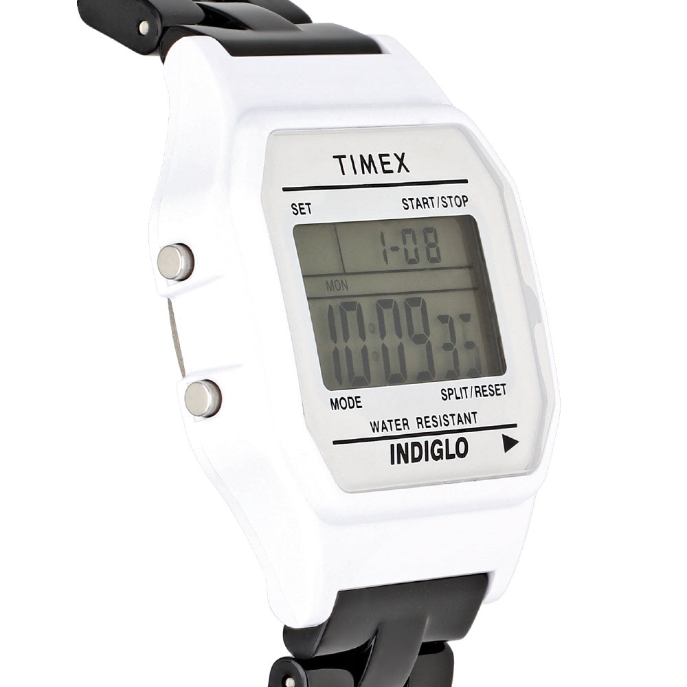 TIMEX TW2V20100-1 Watch - Classic Digital Watch - Water Resistant - 1-Year Warranty - Stylish White Design (Image 2)