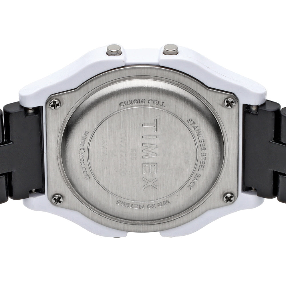 TIMEX TW2V20100-1 Watch - Classic Digital Watch - Water Resistant - 1-Year Warranty - Stylish White Design (Image 5)