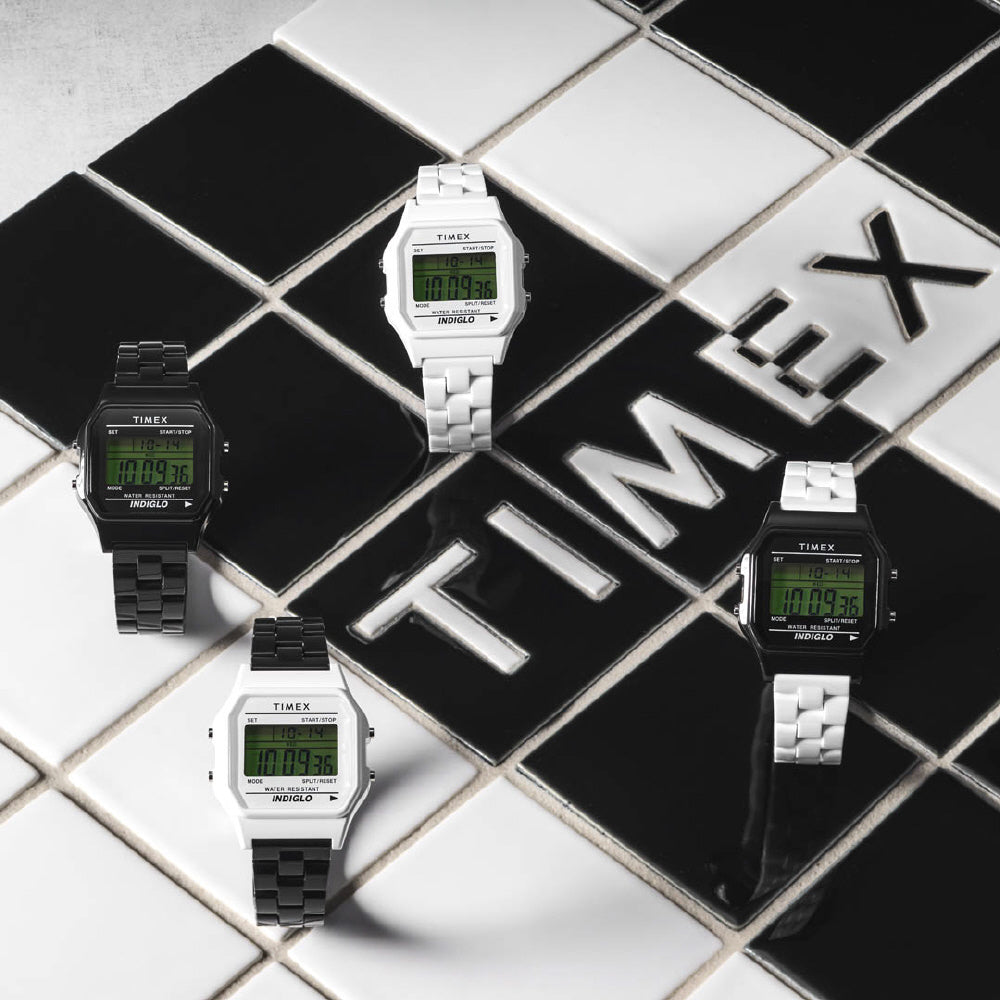 TIMEX TW2V20100-1 Watch - Classic Digital Watch - Water Resistant - 1-Year Warranty - Stylish White Design (Image 7)