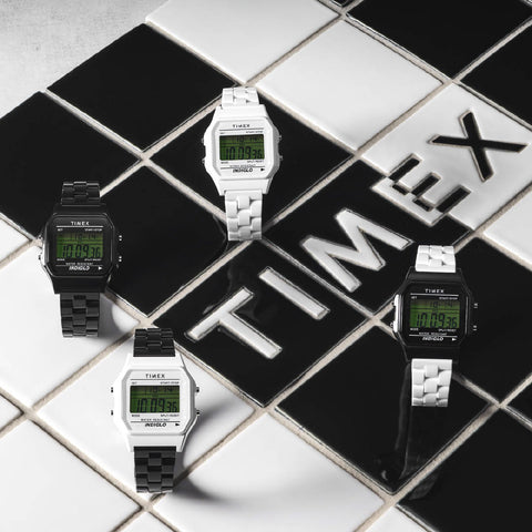 TIMEX TW2V20100-1 Watch - Classic Digital Watch - Water Resistant - 1-Year Warranty - Stylish White Design (Image 7)