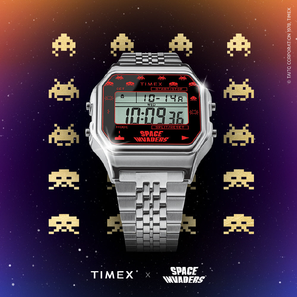 TIMEX TW2V30000 Watch - Space Invaders Collaboration Retro Design Water Resistant One Year Warranty (Image 10)