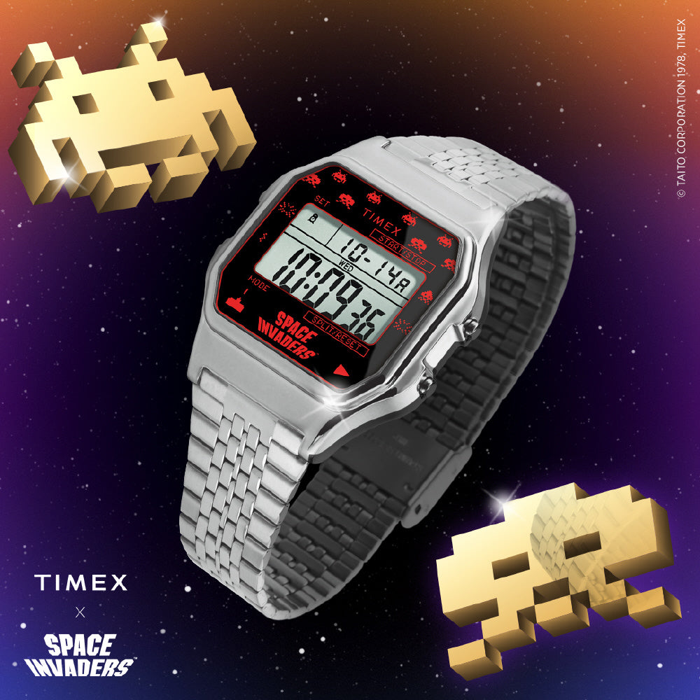 TIMEX TW2V30000 Watch - Space Invaders Collaboration Retro Design Water Resistant One Year Warranty (Image 2)
