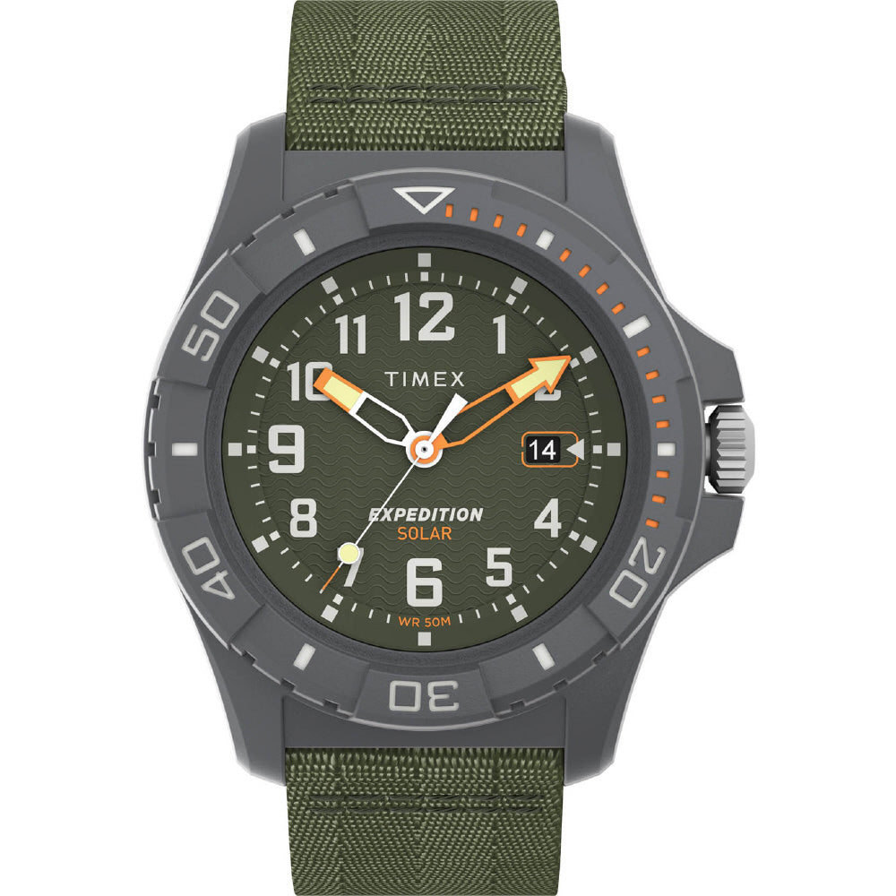 TIMEX TW2V40400 Watch - Expedition North Free Dive Ocean 1 Year Warranty Green Water Resistant Durable Design