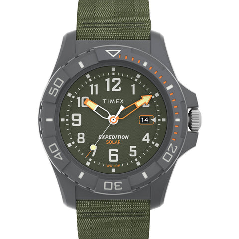 TIMEX TW2V40400 Watch - Expedition North Free Dive Ocean 1 Year Warranty Green Water Resistant Durable Design