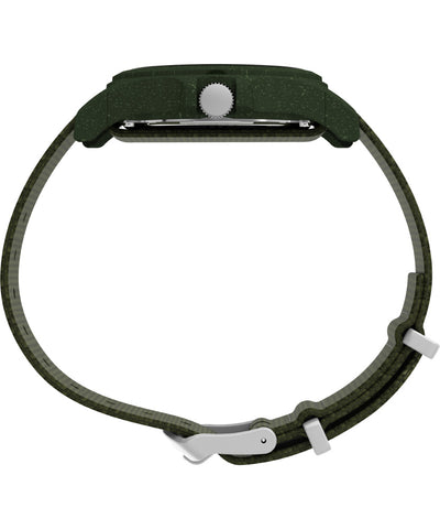 TIMEX TW2V96000 Watch - Reclaim Ocean Sustainable Design 1-Year Warranty Moss Green Eco-Friendly Materials (Image 2)