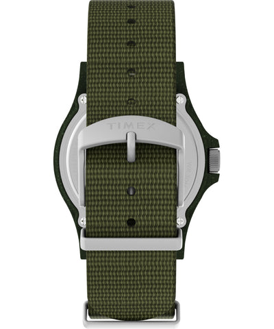 TIMEX TW2V96000 Watch - Reclaim Ocean Sustainable Design 1-Year Warranty Moss Green Eco-Friendly Materials (Image 3)