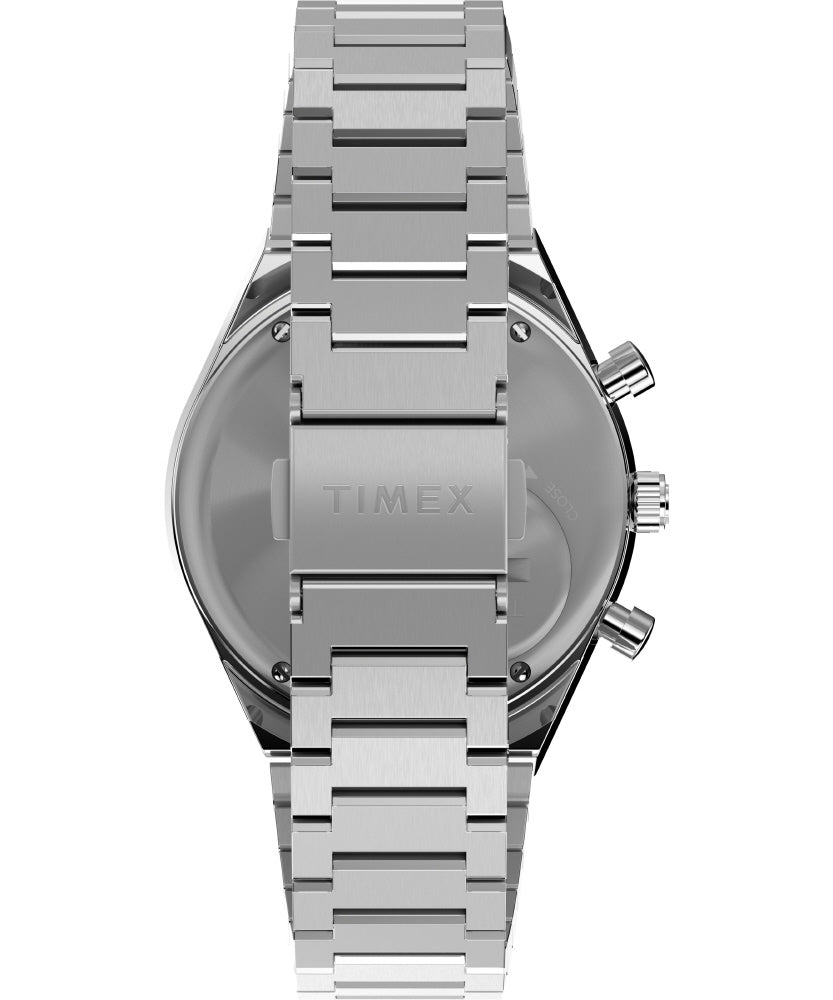 TIMEX TW2W51600 Watch - Q Diver Inspired Chrono 1-Year Warranty Blue Water Resistant Stylish Design (Image 3)